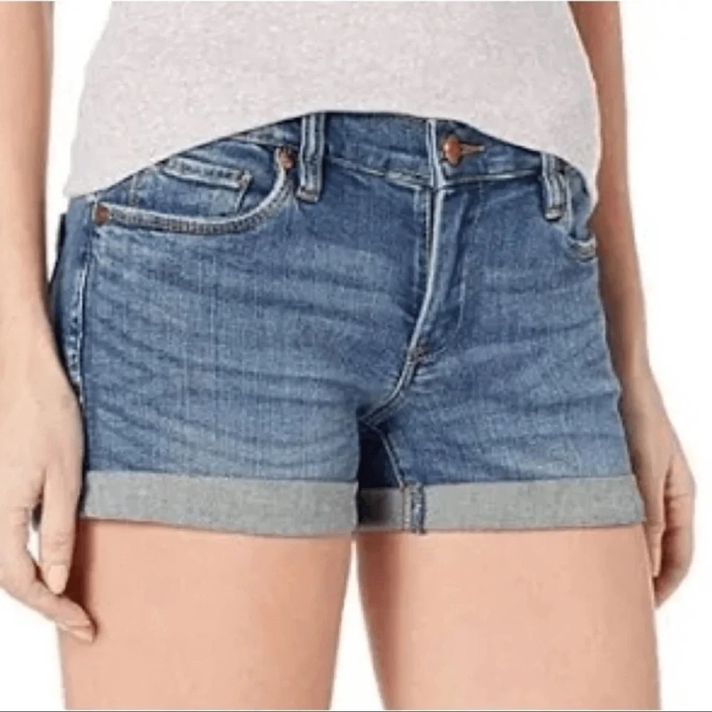 NWT Blank NYC Women's The Fulton High Rise Blue Jean Roll Up Raw Hem Size 29